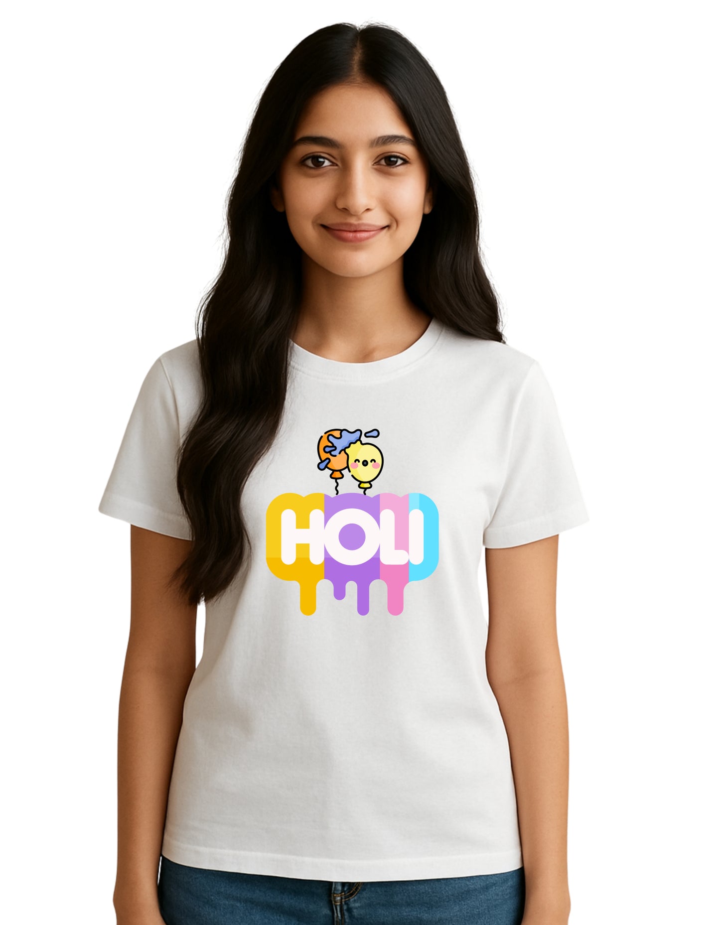 Women Holi Tshirt