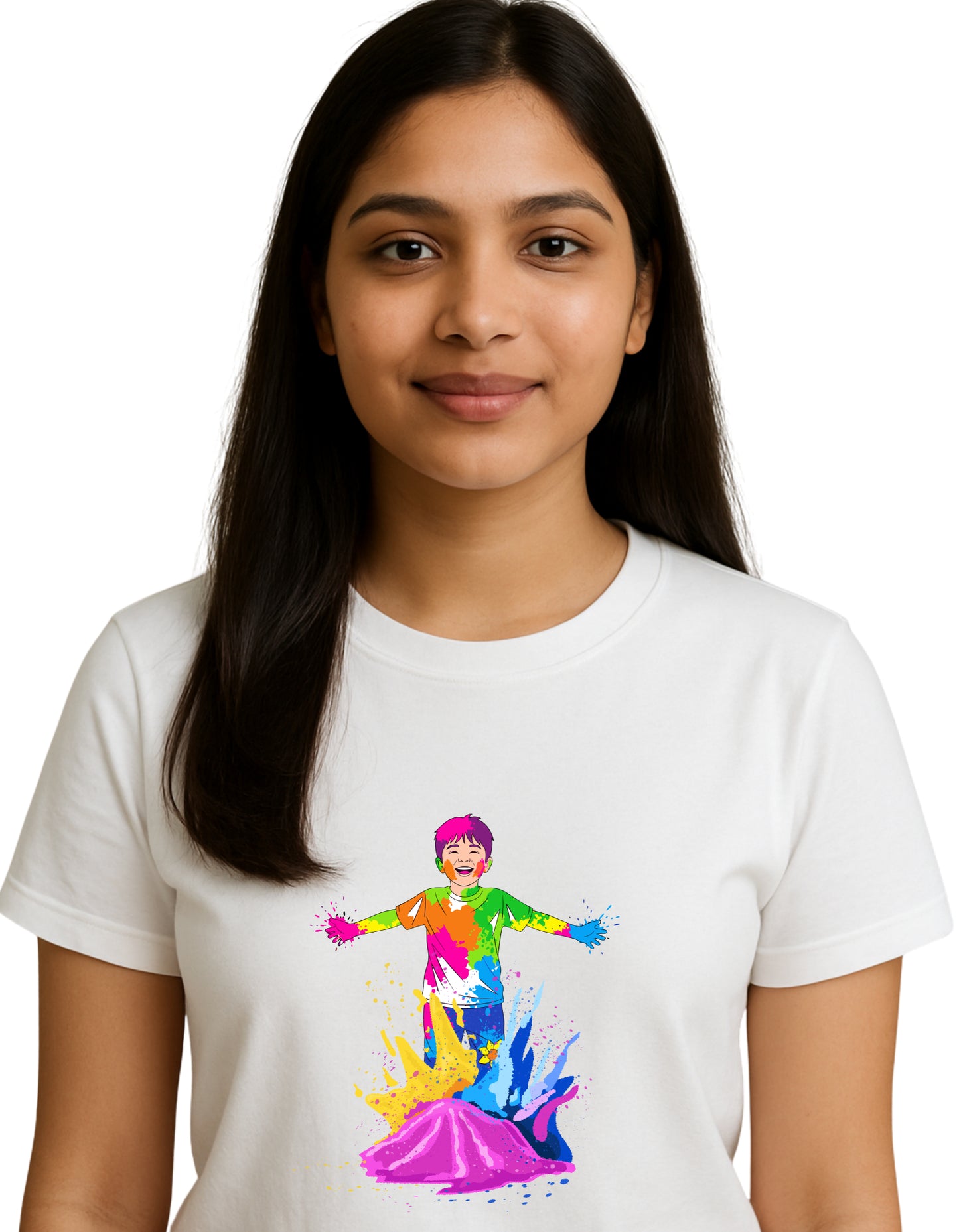 Women Holi Tshirt