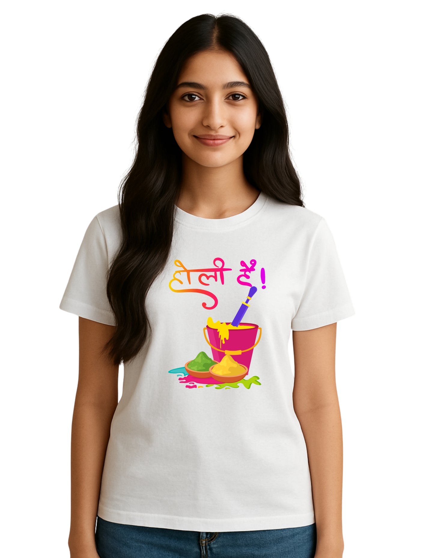 Women Holi Tshirt