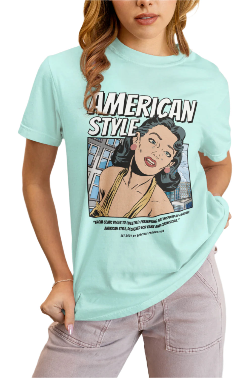 Women's American Style T-Shirt Wild Watermelon by ZealforTee