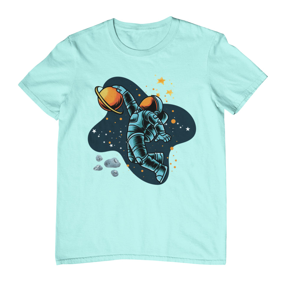 Men's Space T-Shirt Mint by ZealforTee