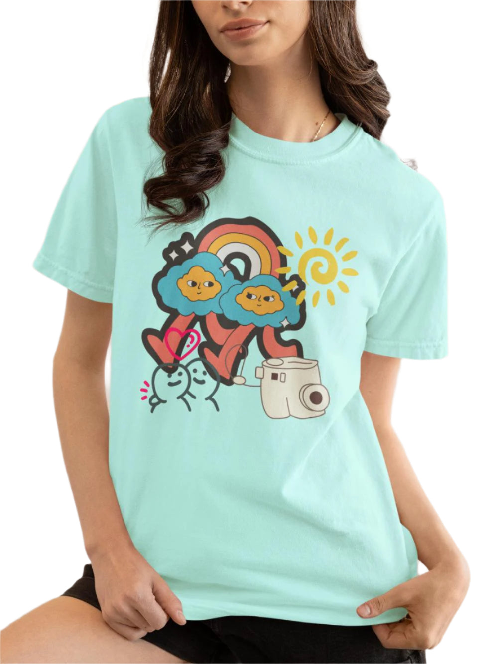 Women's BFF T-Shirt Mint by ZealforTee