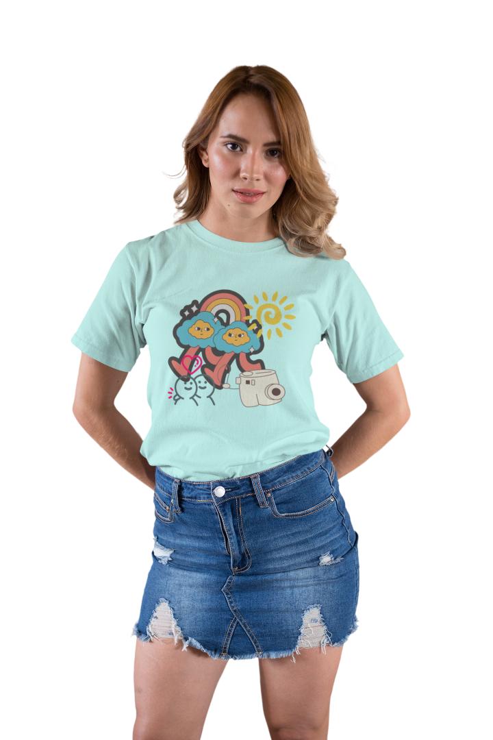 Women's BFF T-Shirt Mint by ZealforTee
