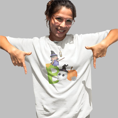 Women Boo T-shirt Black by ZealforTee