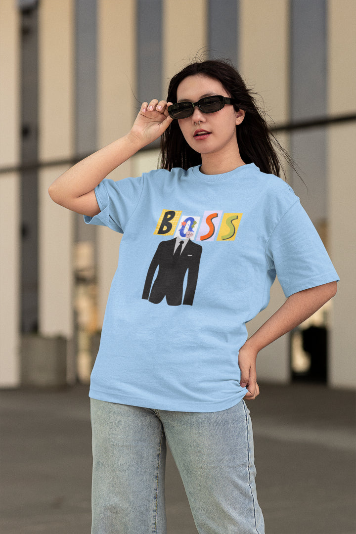 Women's Boss Oversized T shirt
