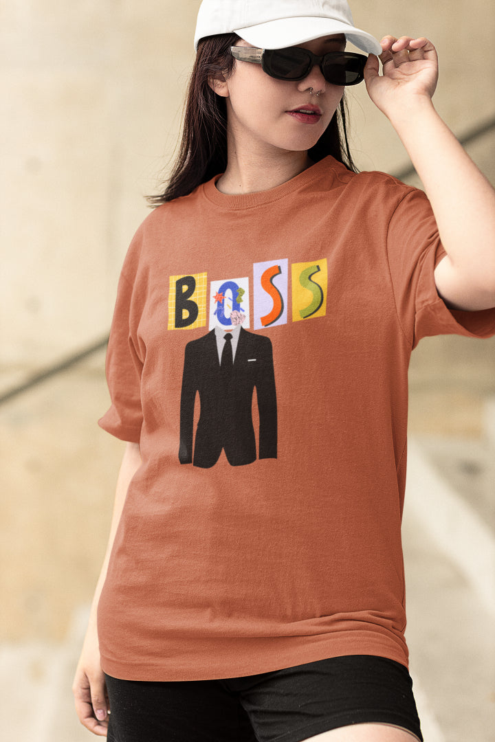 Women's Boss Oversized T shirt