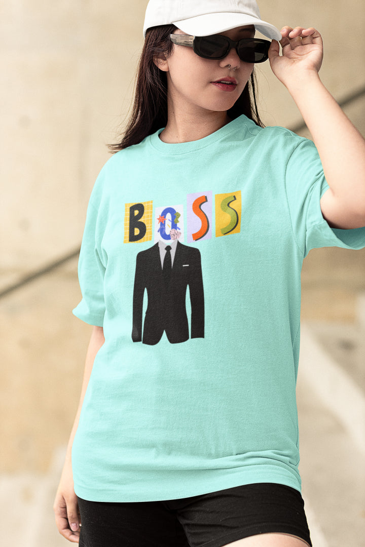 Women's Boss Oversized T shirt