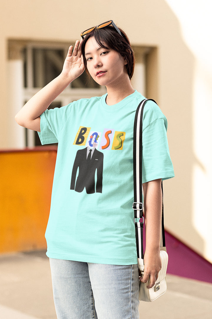 Women's Boss Oversized T shirt