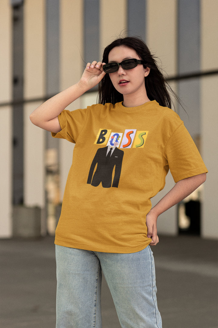 Women's Boss Oversized T shirt