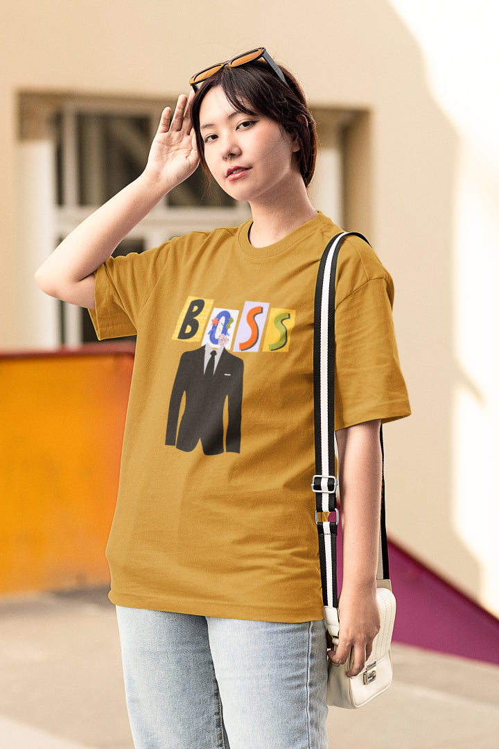 Women's Boss Oversized T shirt