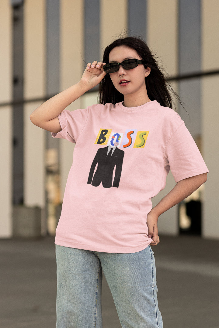 Women's Boss Oversized T shirt