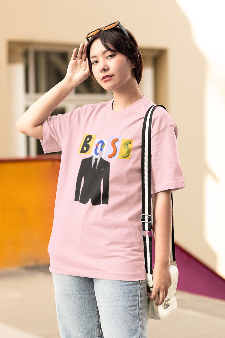 Women's Boss Oversized T shirt