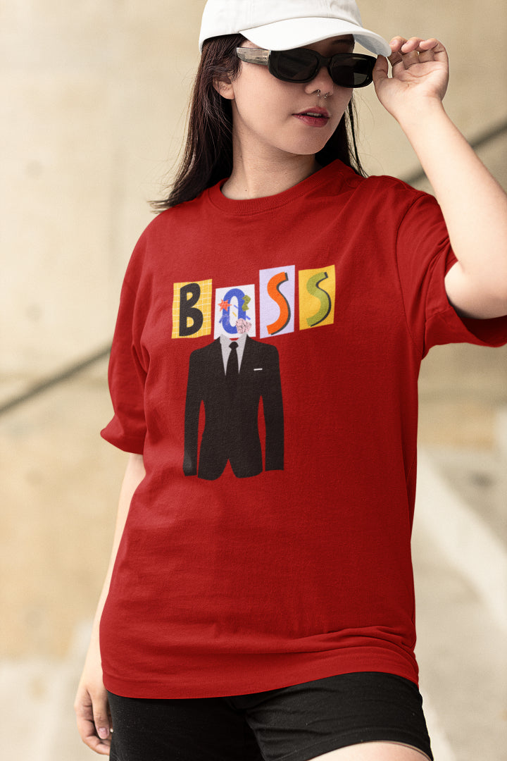 Women's Boss Oversized T shirt