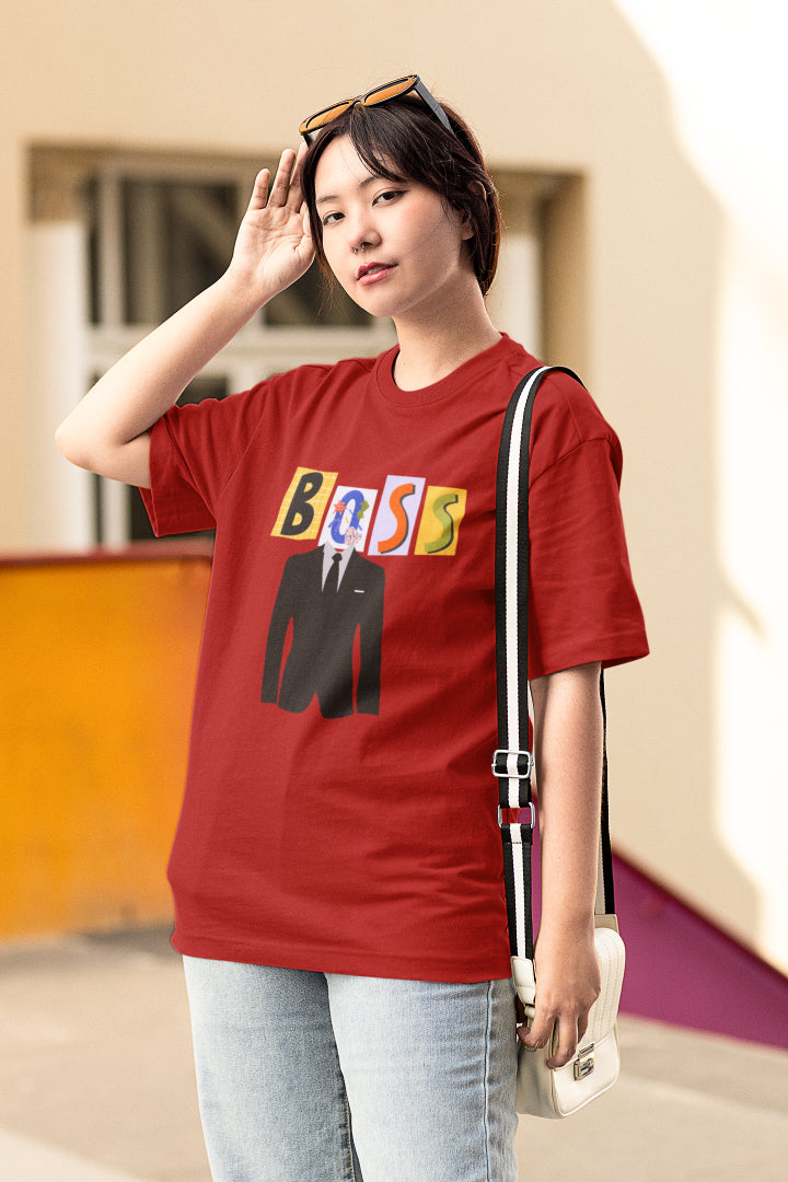 Women's Boss Oversized T shirt