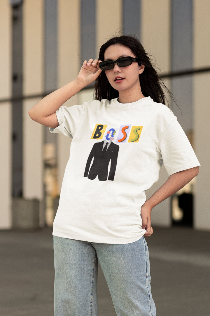Women's Boss Oversized T shirt