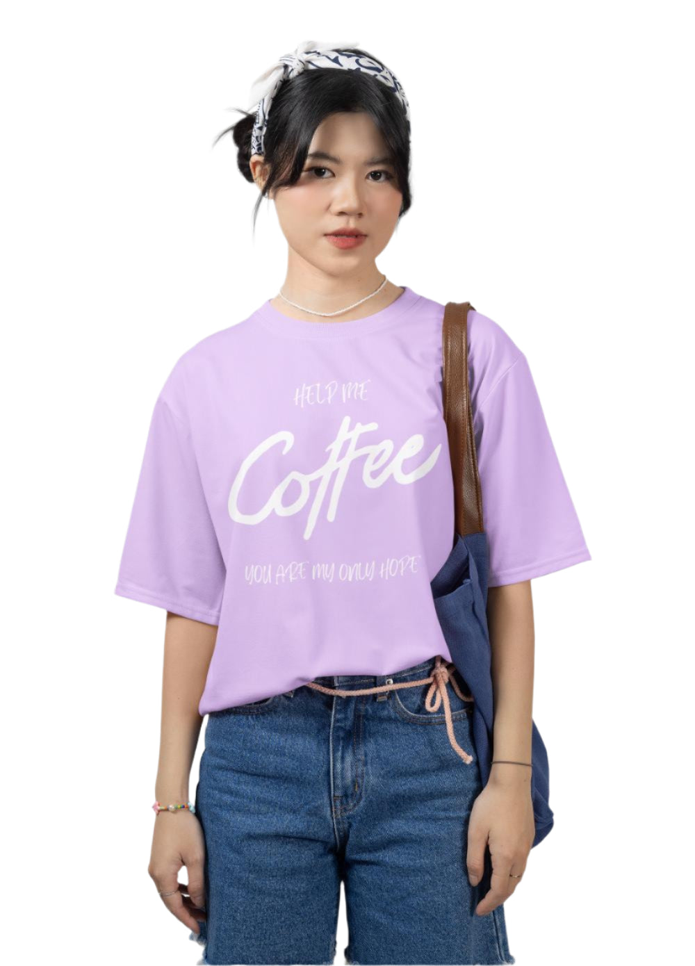 Women's Coffee T-Shirt Iris Lavender by ZealforTee