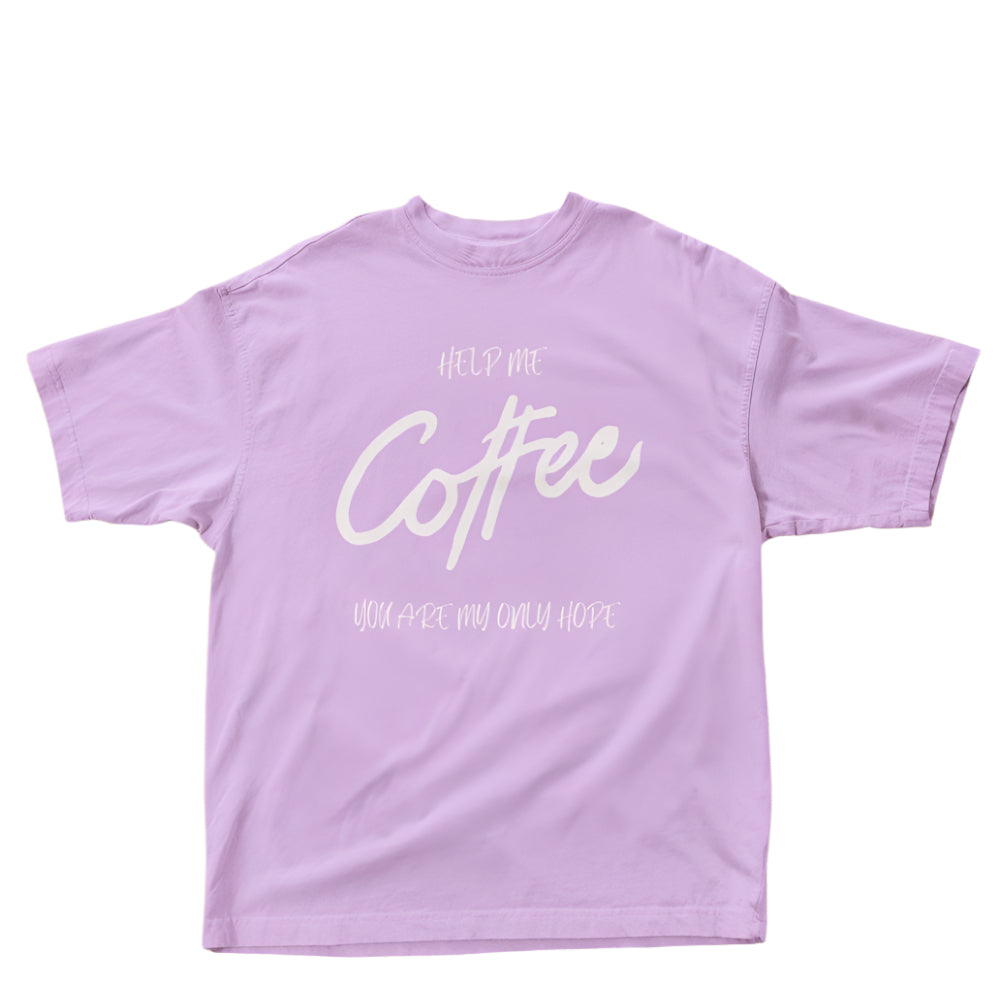 Women's Coffee T-Shirt Iris Lavender by ZealforTee