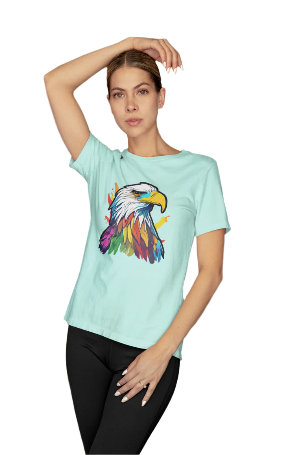 Women's Eagle T-Shirt Mint by ZealforTee