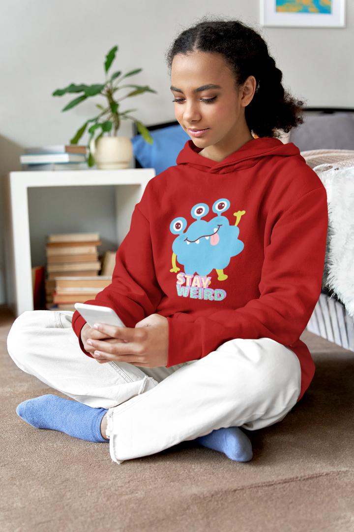 Christmas Weirdo Hoodie Red by ZealforTee