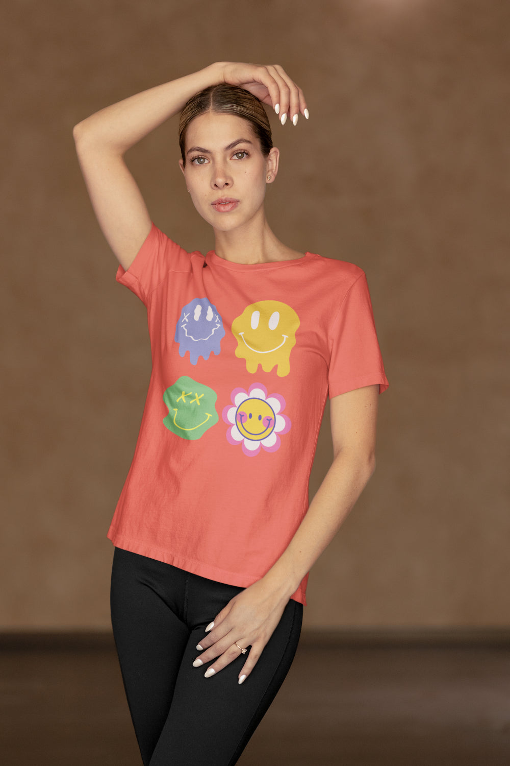 Women's Melting Emoji T-shirt Mint by ZealforTee