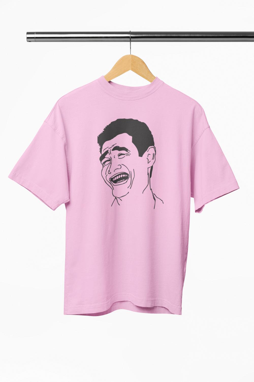 Women's Meme Face T-Shirt Iris Lavender by ZealforTee