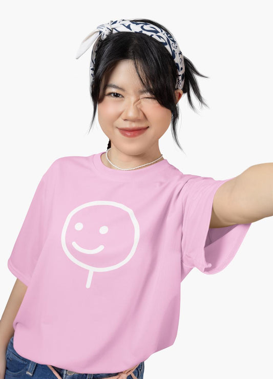 Womem's Meme Icon T-Shirt Pink by ZealforTee