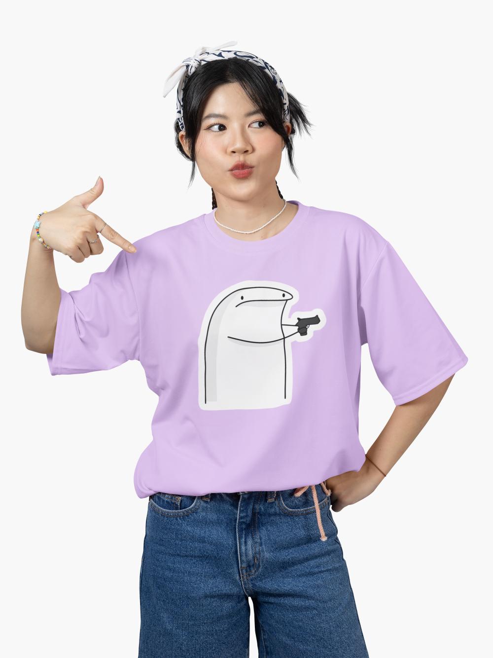Women's Flork T-Shirt Pink by ZealforTee