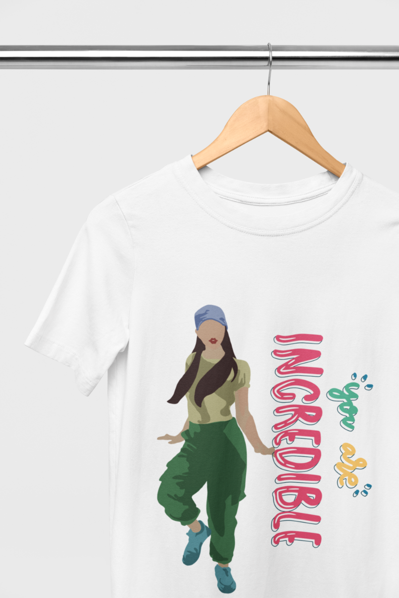 Women's Incredible Boogie T-shirt Dress White by ZealforTee