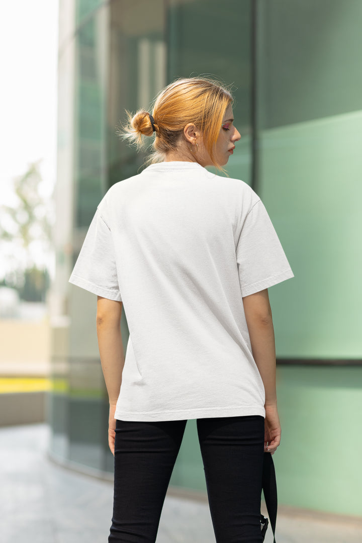 Women Love for Guitar Oversized T shirt