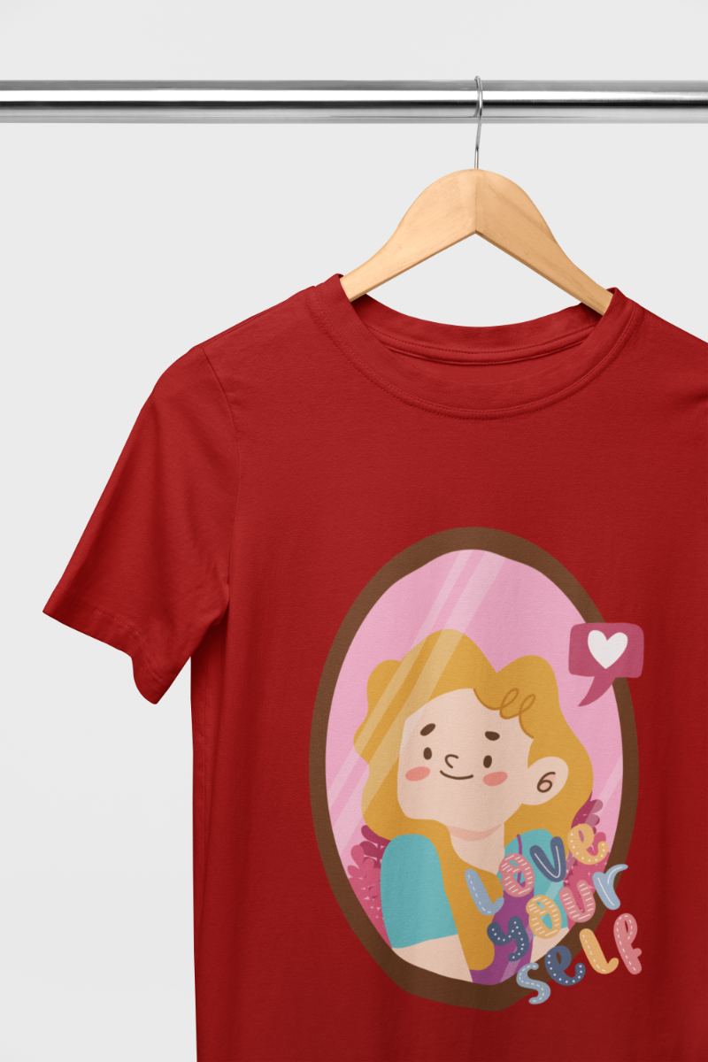 Women's Love Yourself T-shirt Dress  by ZealforTee