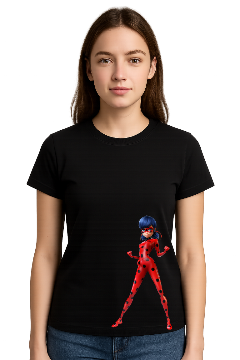 Miraculous Ladybug T-Shirt premium cotton graphic tee for fans