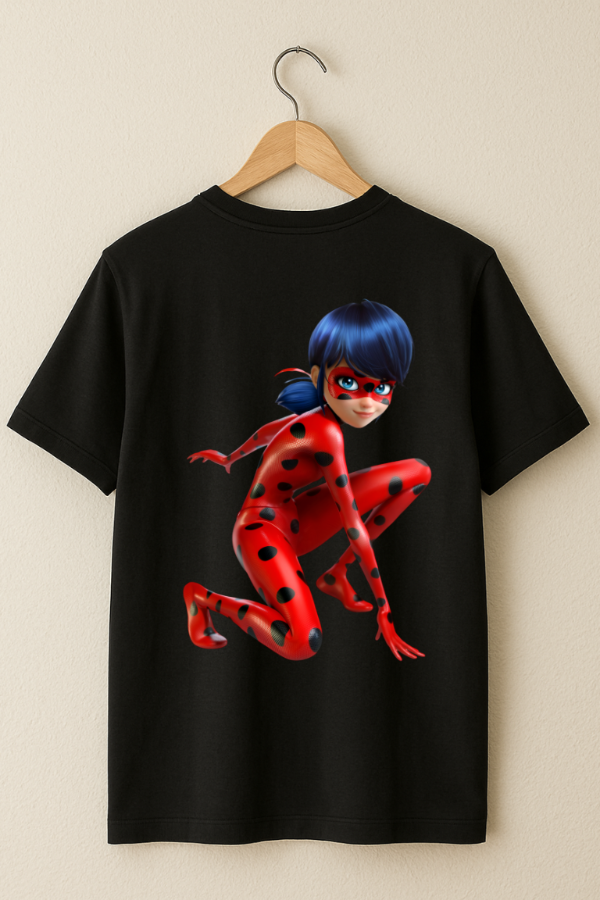 Miraculous Ladybug Graphic Tee India in hanger by ZealforTee