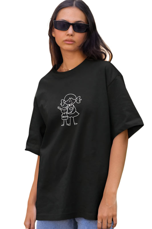 Women Sister Love Oversized T shirt XS by ZealforTee