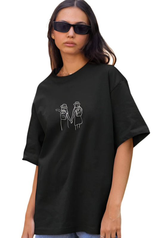 Women  Inseparable Oversized T shirt XS by ZealforTee