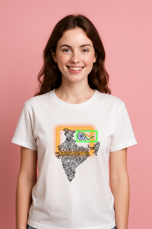 Republic Day T-shirt for women by ZealforTee