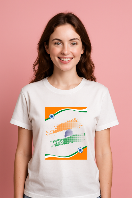 Republic Day T-shirt for women by ZealforTee