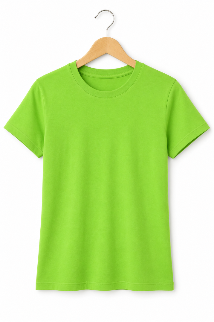 Women Regular fit Solid Color Tshirt