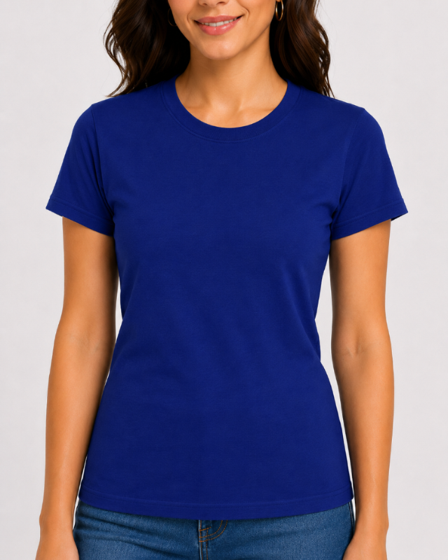 Women Plain Regular fit Tshirt