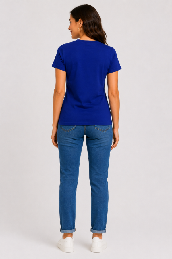 Women Plain Regular fit Tshirt