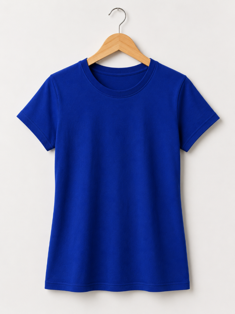 Women Plain Regular fit Tshirt