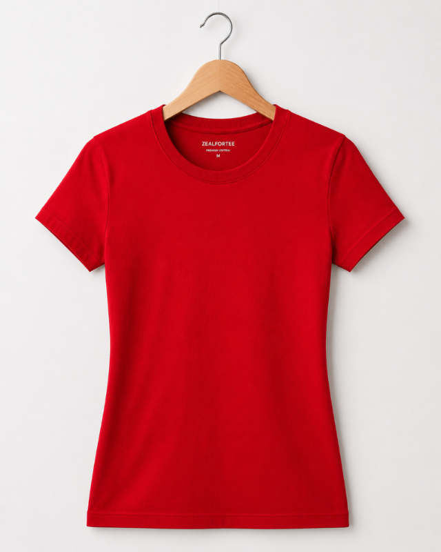 Women Plain Regular fit Tshirt