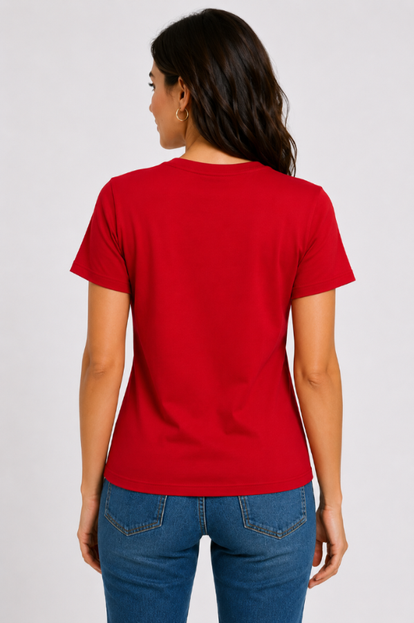 Women Plain Regular fit Tshirt