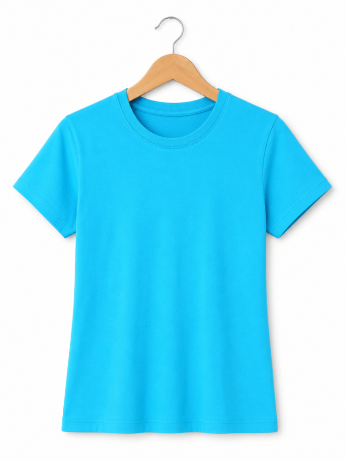 Women Regular fit Solid Color Tshirt