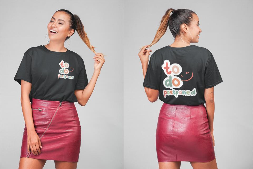 Women's Todo List T-shirt White by ZealforTee