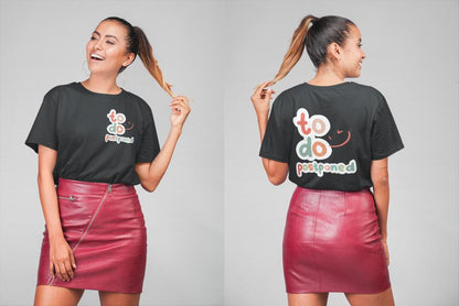 Women's Todo List T-shirt White by ZealforTee