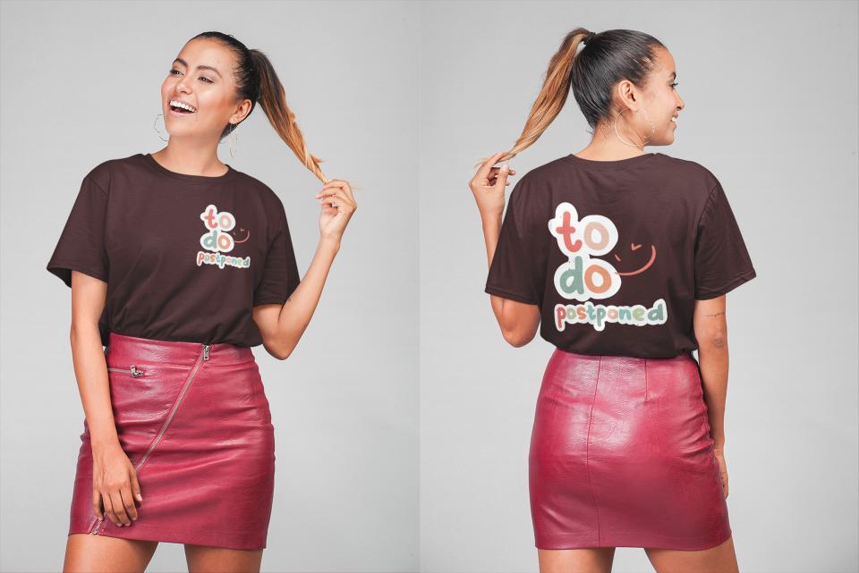 Women's Todo List T-shirt White by ZealforTee