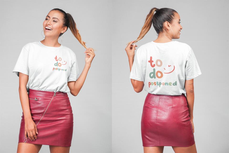 Women's Todo List T-shirt White by ZealforTee