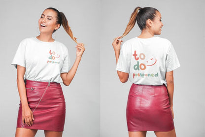 Women's Todo List T-shirt White by ZealforTee