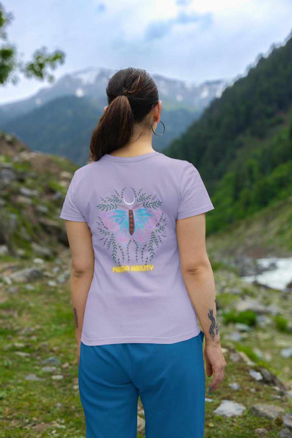 Women's Mega Ability T-shirt Lavender by ZealforTee