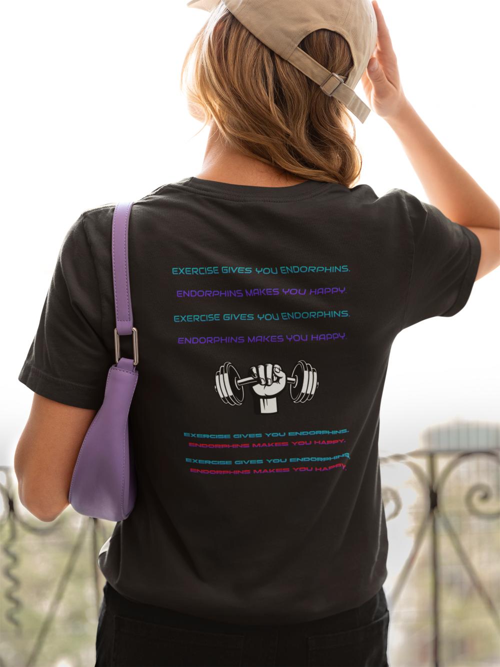 Women's Dumbbell T-shirt Lavender by ZealforTee